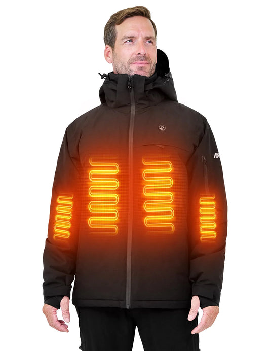 Sv Antartic Hardshell Heated Jacket - SkullVibe