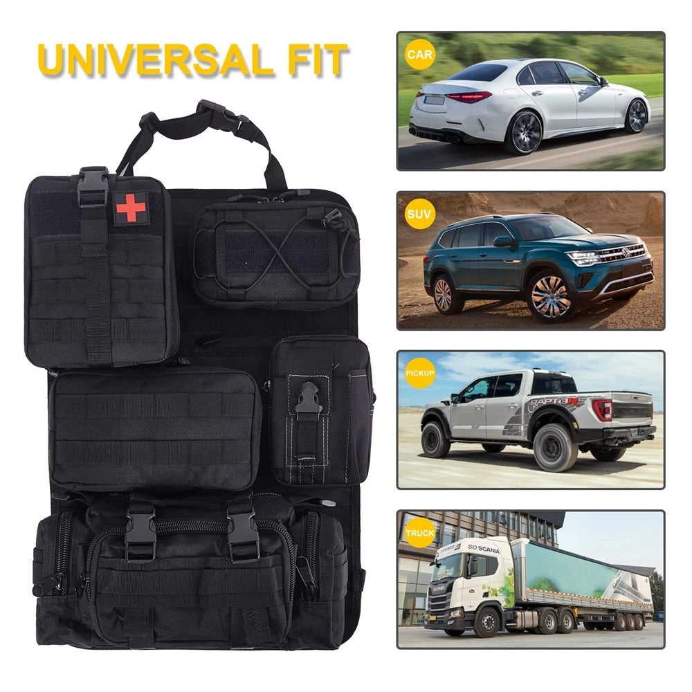 Tactical Car Seat Backrest Organiser Update Tactical Vehicle Panel