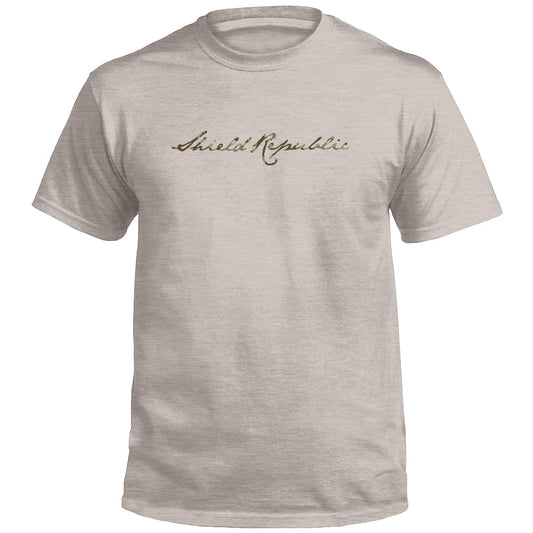 Shield Republic Duck Camo Script (Front)
