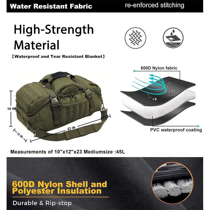 svPro™ 3-Way Tactical Duffle Bag
