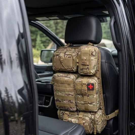 Tactical MOLLE Seat Organizer Set
