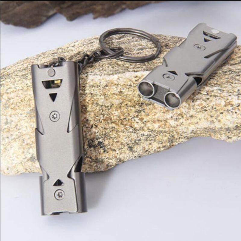 150db Stainless Steel Outdoor Survival Whistle - SkullVibe