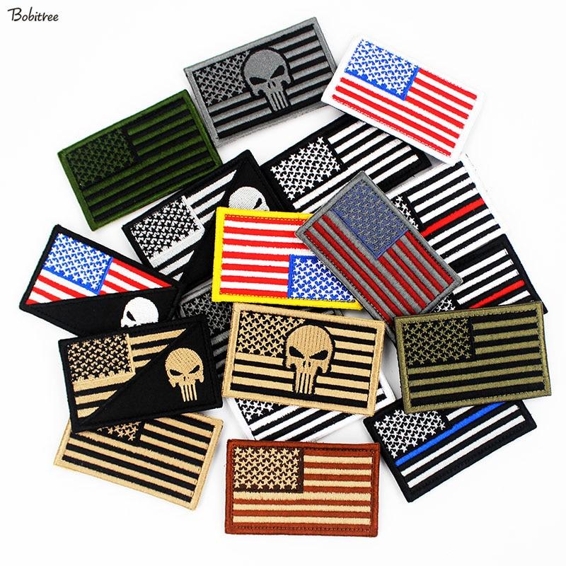 3D USA Flag Patches - SkullVibe