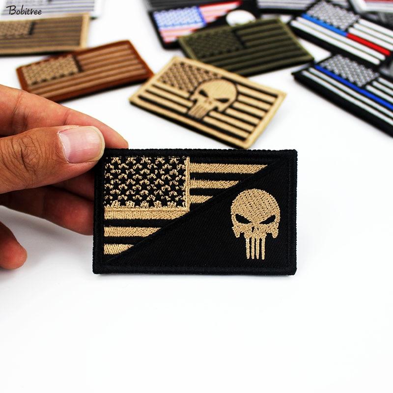 3D USA Flag Patches - SkullVibe