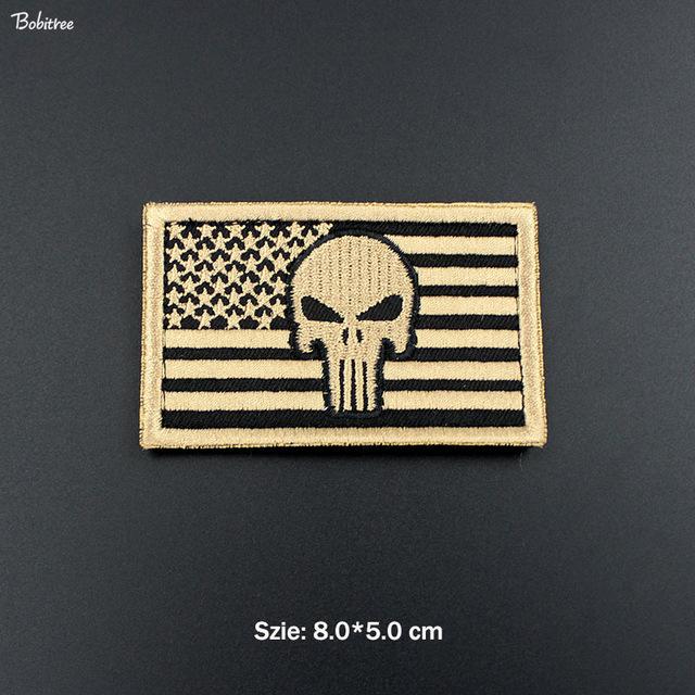 3D USA Flag Patches - SkullVibe