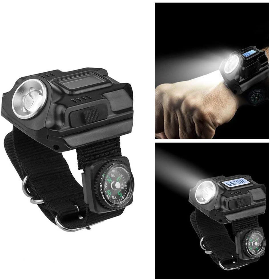 svPro Flashlight LED Watch - SkullVibe