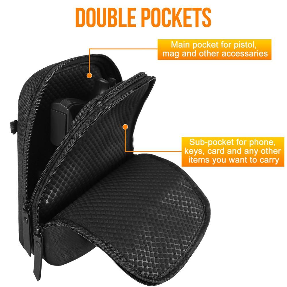 Tactical Handgun Pistol Holster Waist Bag - SkullVibe