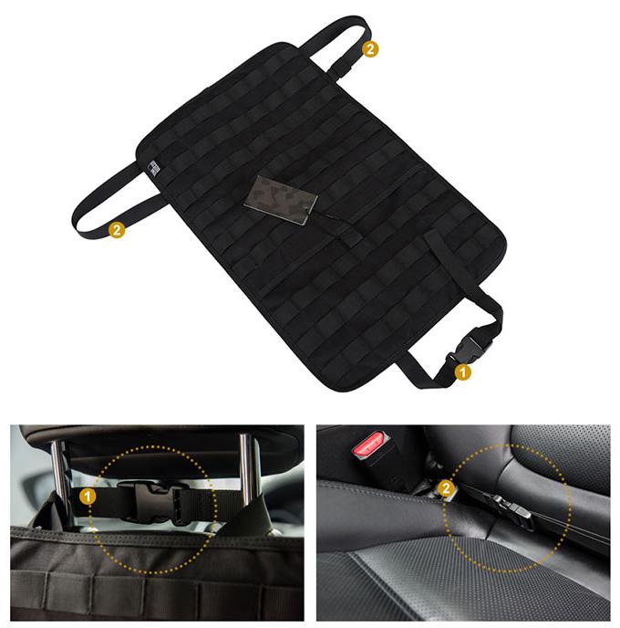 Tactical MOLLE Car Seat Organizer - SkullVibe