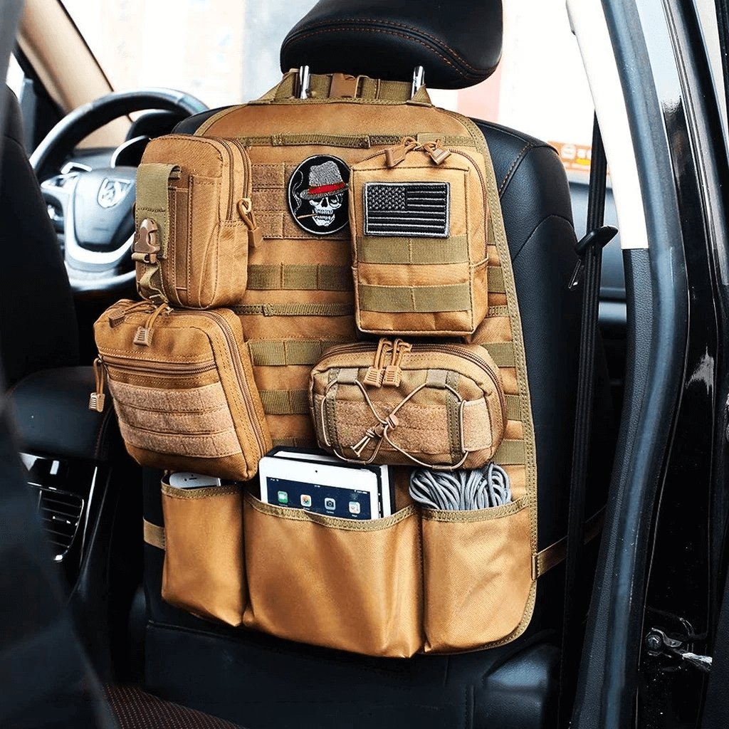 Tactical MOLLE Car Seat Organizer | FREE Worldwide Shipping