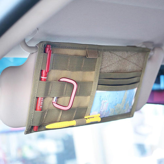 Tactical MOLLE Vehicle Visor Panel - SkullVibe