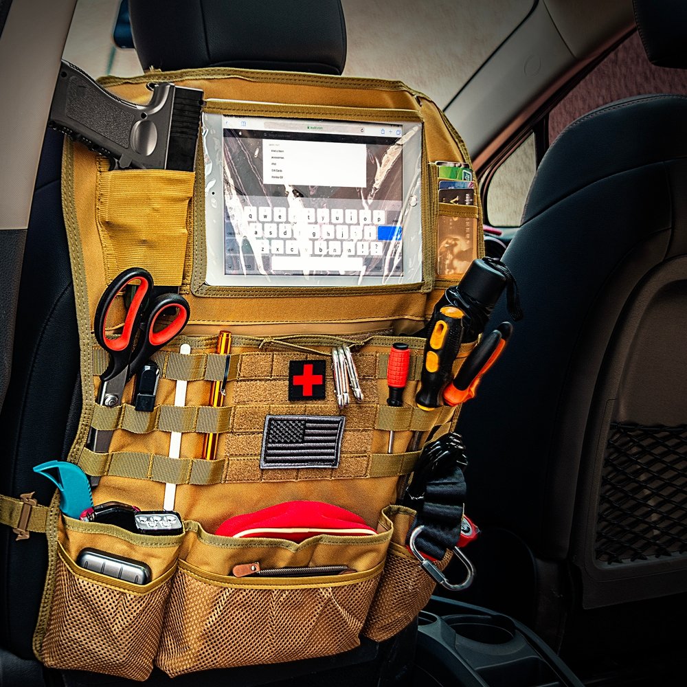 Tactical MOLLE Seat Organizer v3