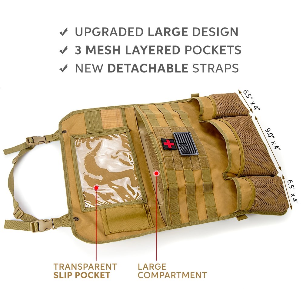 Tactical Seat Organizer v3 - SkullVibe