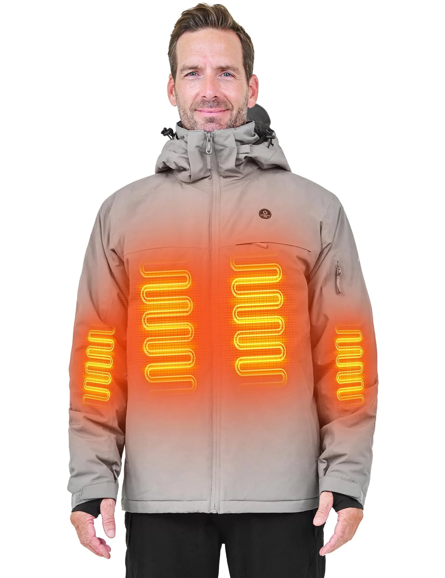 Sv Antartic Hardshell Heated Jacket - SkullVibe