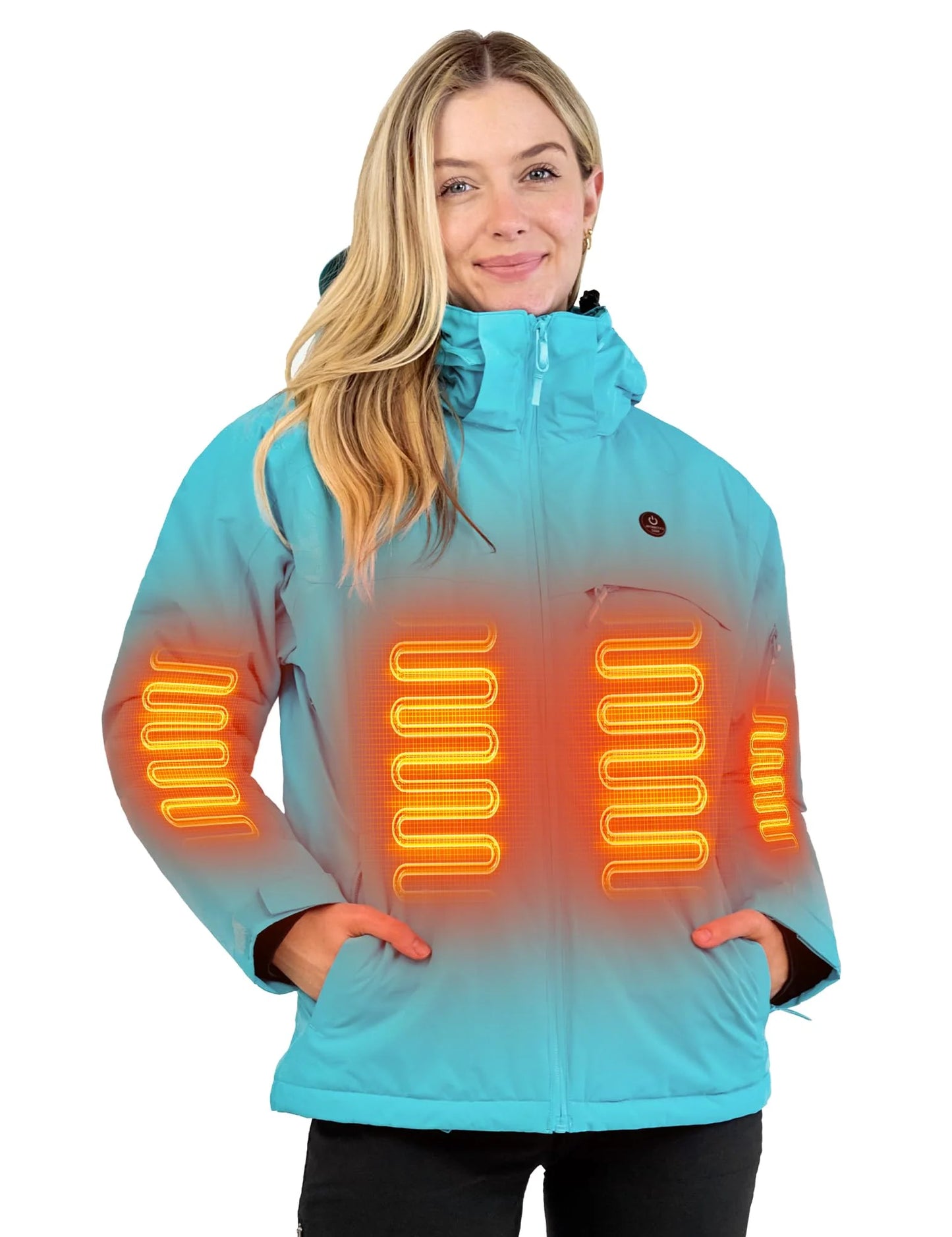 Sv Antartic Hardshell Heated Jacket - SkullVibe