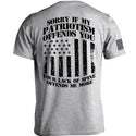 Sorry If My Patriotism Offends