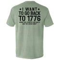 I Want To Go Back To 1776