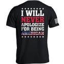 I Will Never Apologize For Being American