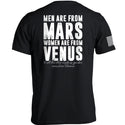 Men are from Mars Women are from Venus