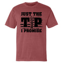 Just The Tip I Promise Flag (Front Print)