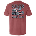 Father Mows Best Stars and Stripes
