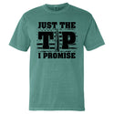 Just The Tip I Promise Flag (Front Print)