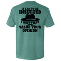 If I Am To Be Insulted