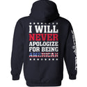 I Will Never Apologize For Being American