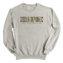 Shield Republic Duck Camo Banner Text (Front)