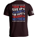 Those Who Give Up Liberty For Safety