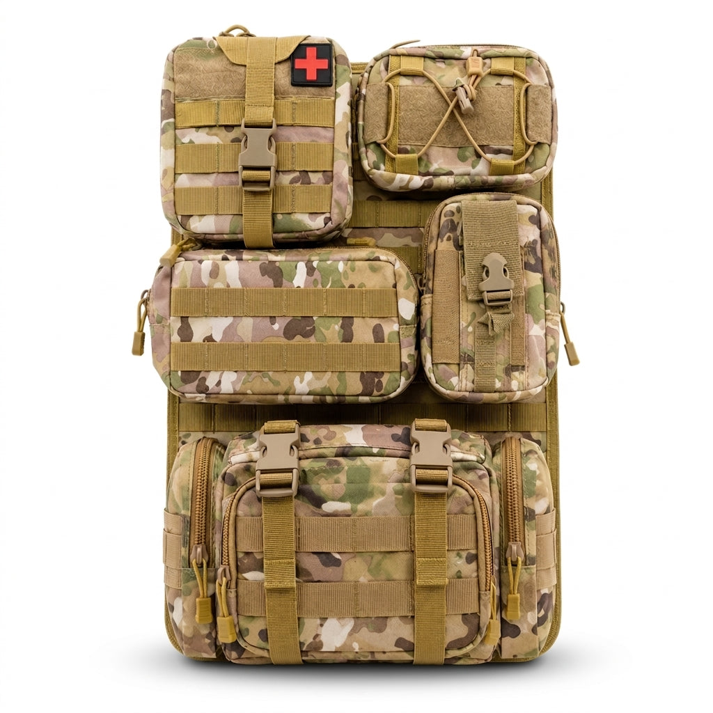 Taktisches MOLLE Sitz-Organizer-Set