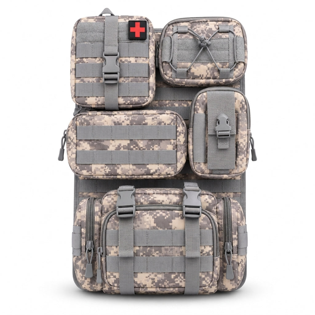Taktisches MOLLE Sitz-Organizer-Set