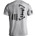 Compound Bow USA Flag