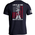 Land of the Free because of the Brave