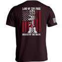 Land of the Free because of the Brave