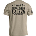 I Want To Go Back To 1776