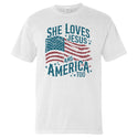 She Loves Jesus And America Too (Front)