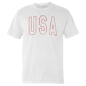 USA Collegiate Solid White (Front)