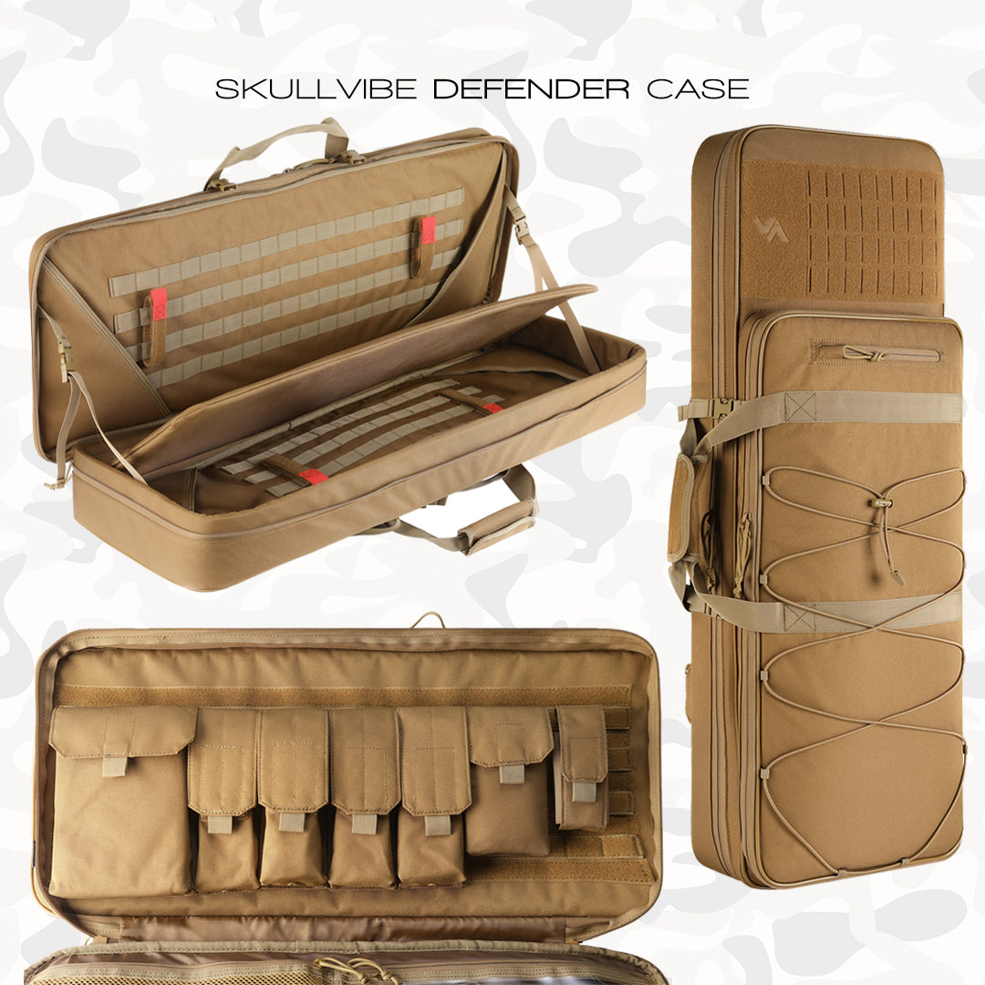 svPro™ Defender Double Rifle Case - SkullVibe