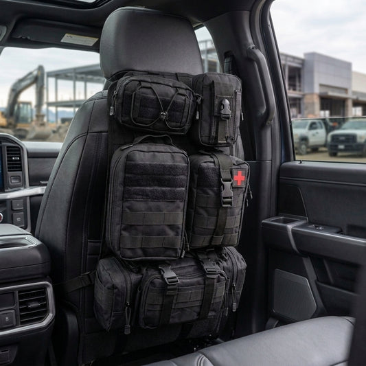 Tactical MOLLE Seat Organizer Set