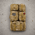 Tactical MOLLE Seat Organizer Set