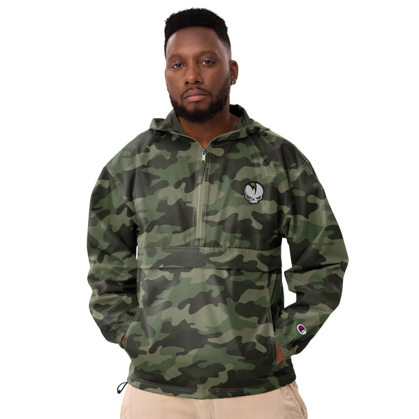 【激レア】XG didu & yueqi qi scarf camo cap Skullvibe x Champion Camo Packable Jacket