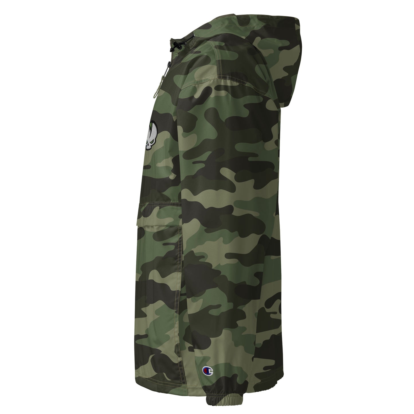 Skullvibe x Champion Camo Packable Jacket - SkullVibe