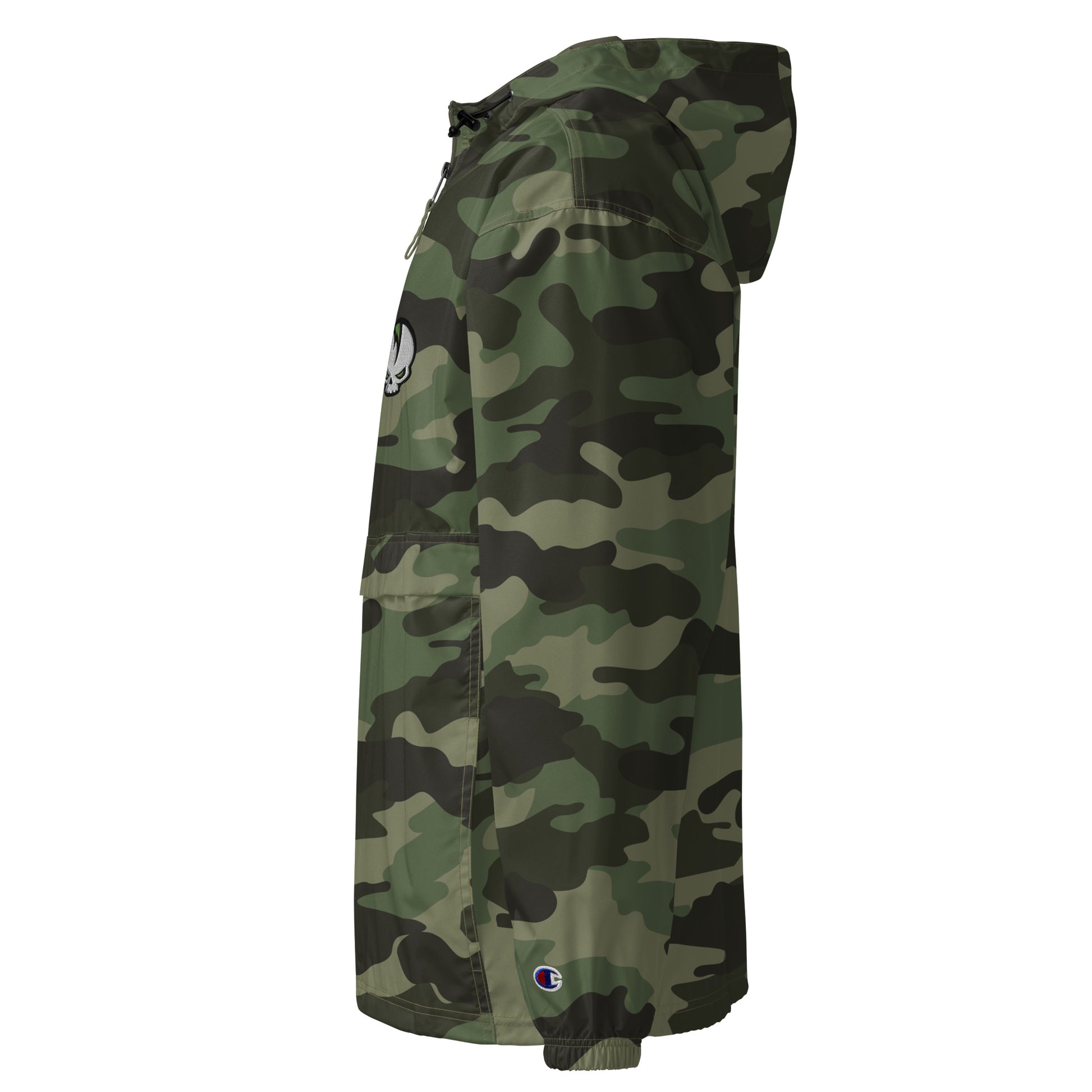 Skullvibe x Champion Camo Packable Jacket - SkullVibe