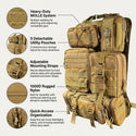 Taktisches MOLLE Sitz-Organizer-Set