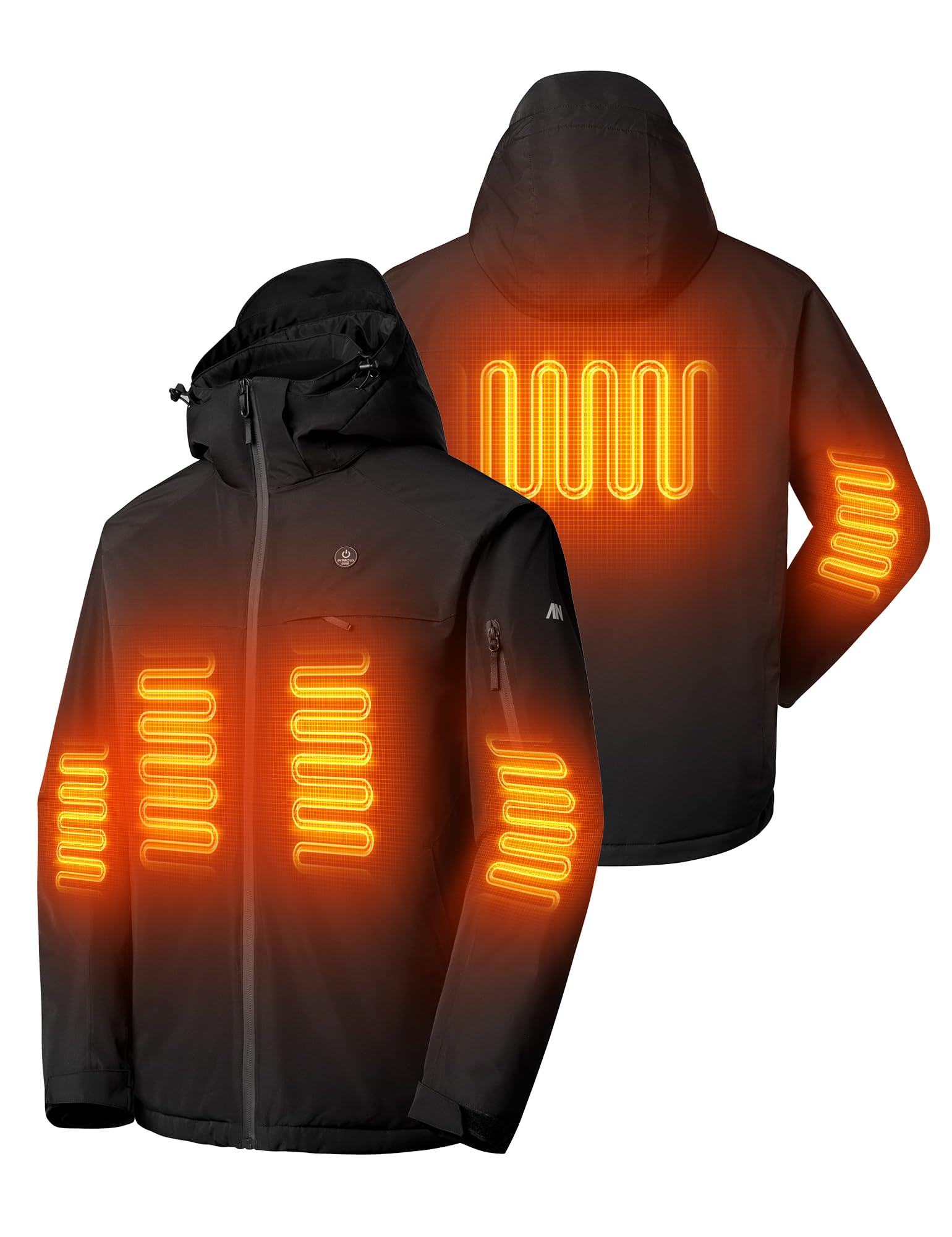 Sv Antartic Hardshell Heated Jacket - SkullVibe