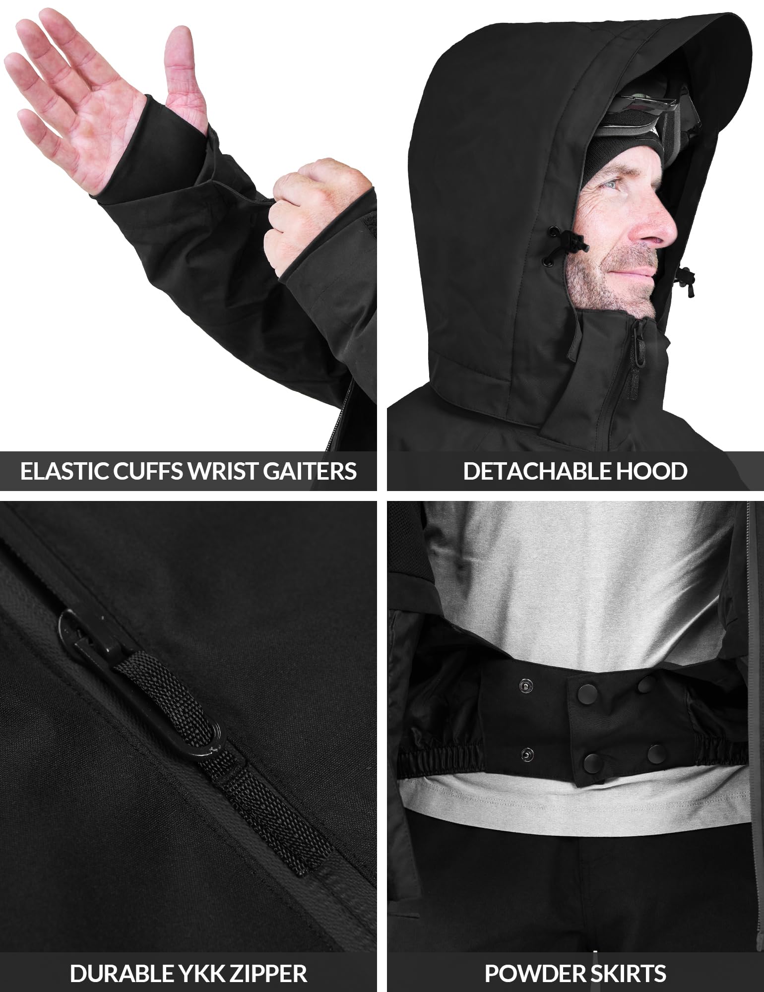 Sv Antartic Hardshell Heated Jacket - SkullVibe