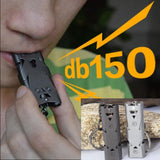 150db Stainless Steel Outdoor Survival Whistle - SkullVibe