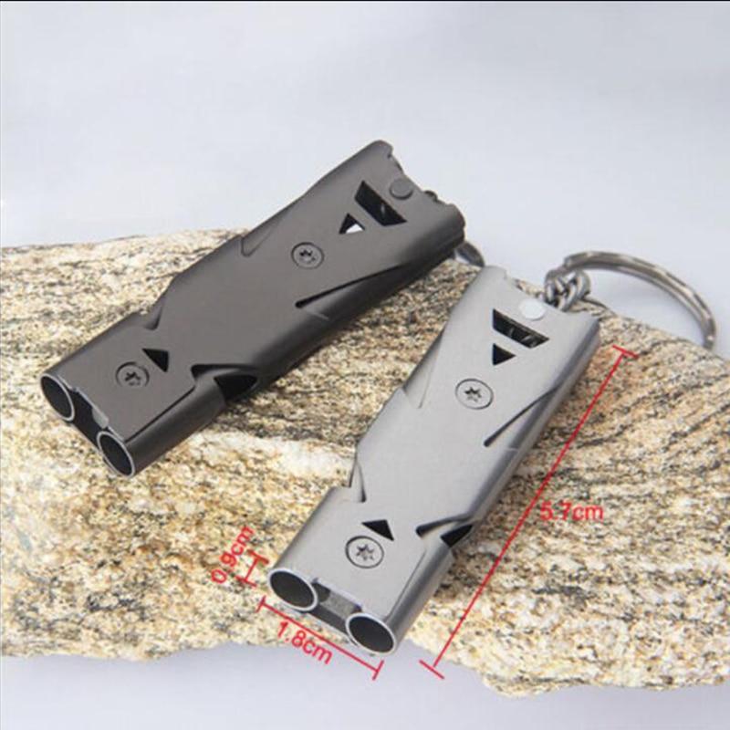 150db Stainless Steel Outdoor Survival Whistle - SkullVibe