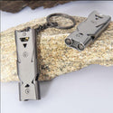 150db Stainless Steel Outdoor Survival Whistle - SkullVibe