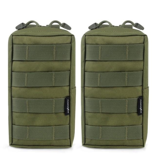 2 Pack Tactical Water-Resistant Molle Pouches – SkullVibe